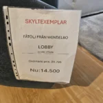 Fåtölj Lobby från Wendelbo/Reapris: 14.500:-