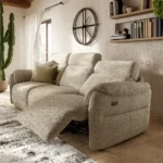 Houston C280 soffa med recliner i tyg eller läder