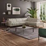 Portento C142 soffa med recliner i tyg eller läder
