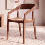 SM830 karmstol flätad sits