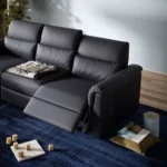 Amorevole C176 soffa med recliner i tyg eller läder