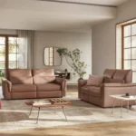 Amorevole C176 soffa med recliner i tyg eller läder