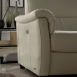 Astuzia C068 hörnsoffa med recliner i tyg eller läder