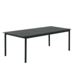 Linear Steel matbord 220×90 cm