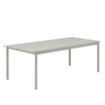 Linear Steel matbord 220×90 cm
