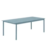 Linear Steel matbord 220×90 cm