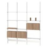 Pira G2 hylla tak och golvmonterad vit