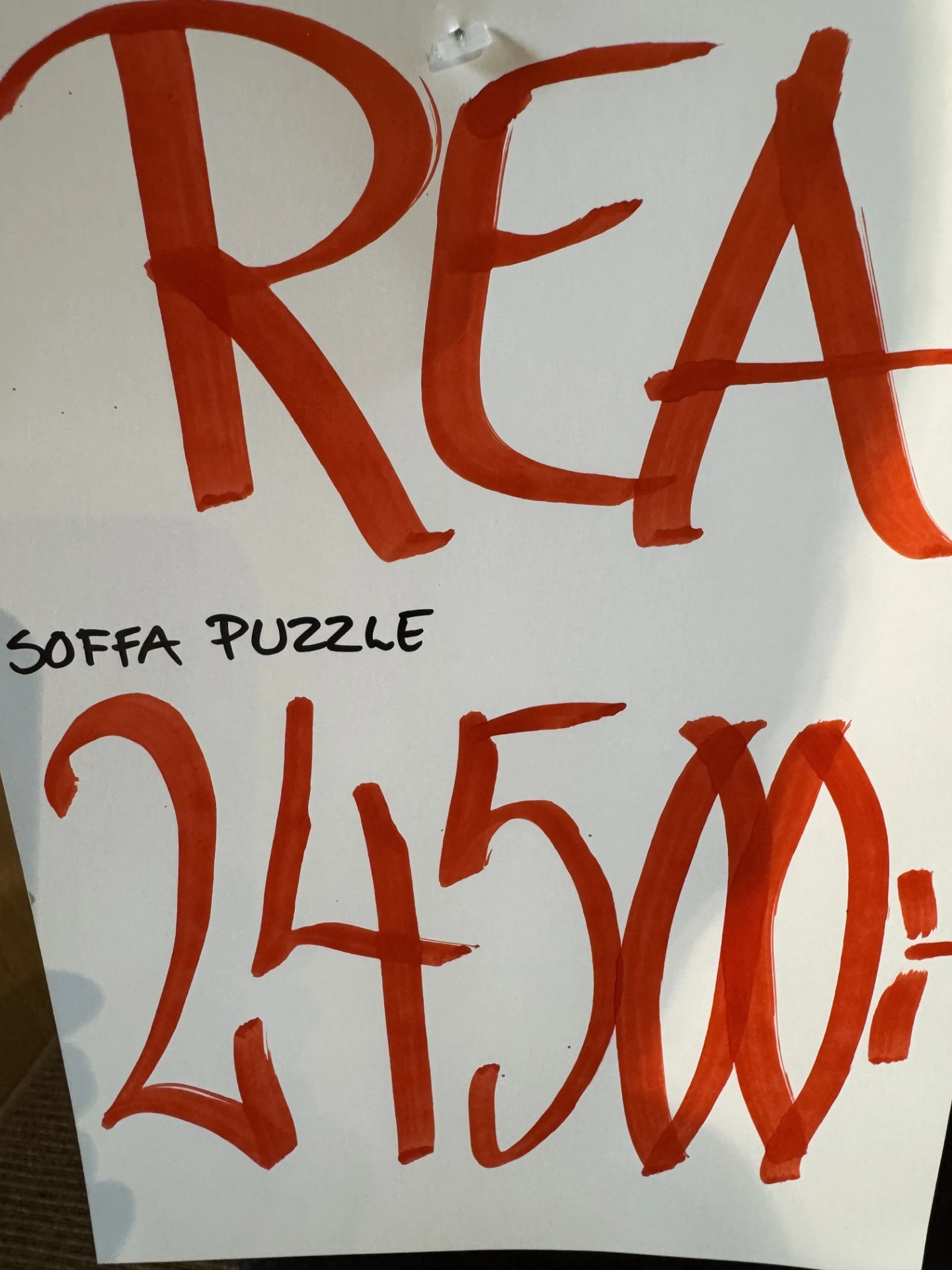 Vinkel/Hörnkombination Puzzle Soffa från IRE/Reapris 24500:-