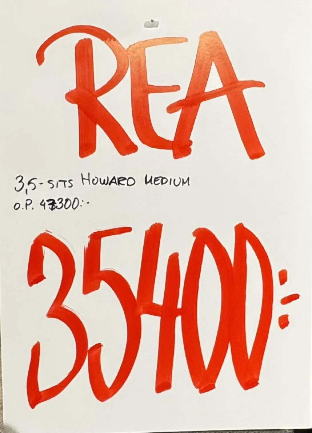 Howard Medium Svängd av Englesson/Reapris 35400:-