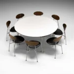 GM 6683 matbord Corian Ø140 cm