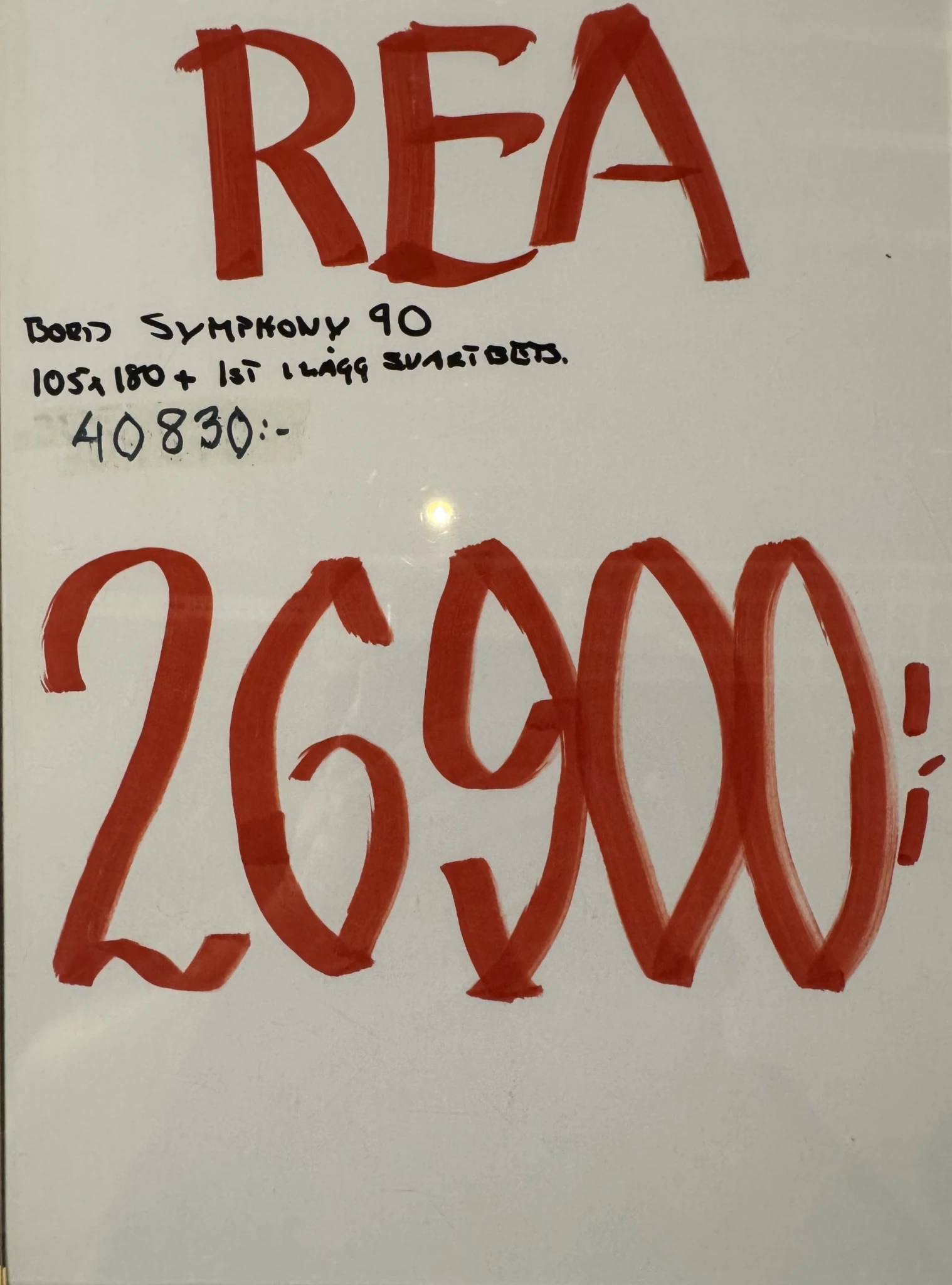 Bord Symphony 90 Rektangulärt av Haslev/Reapris 26900:-