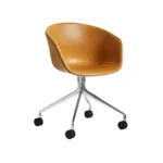 About A Chair AAC25 helklädd med hjul & snurrunderrede
