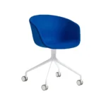 About A Chair AAC25 helklädd med hjul & snurrunderrede