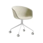 About A Chair AAC25 helklädd med hjul & snurrunderrede