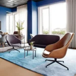 About a Lounge AAL91 fåtölj med hög rygg och snurr