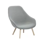 About a Lounge AAL92 fåtölj med hög rygg & träben