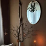 Tillbakablick spegel rund