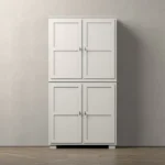 Camden vitrinskåp täckta dörrar