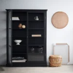 Dark Oak N2 vitrinskåp