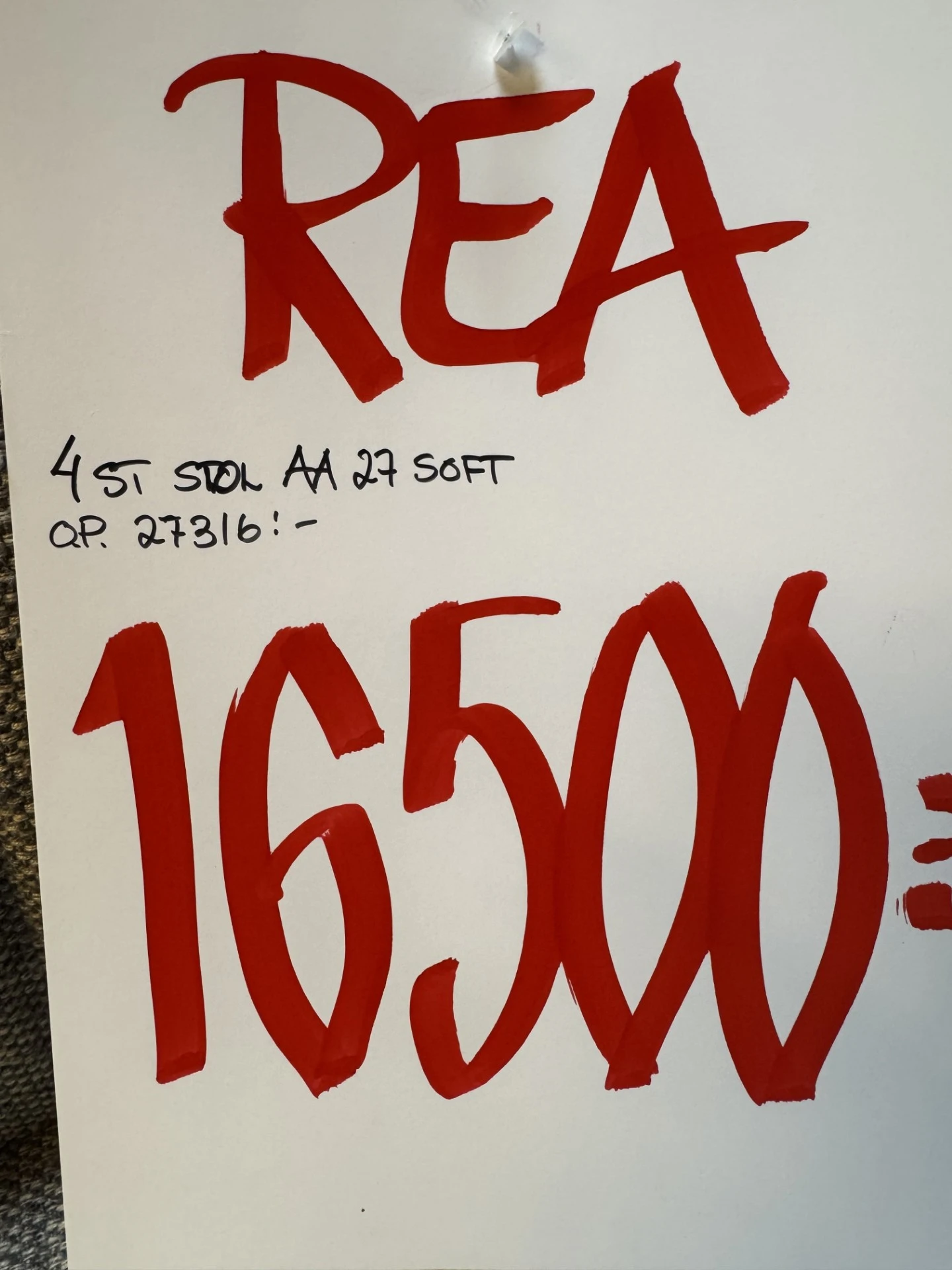 AAC 27 soft stol 4st från HAY/Reapris 16500:-