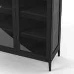 Edge 2.0 vitrinskåp helglas