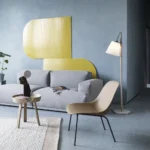 Fiber loungestol stålunderrede