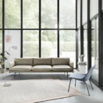 Fiber loungestol stålunderrede