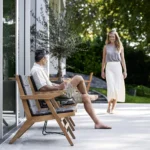 Flip loungestol fällbar