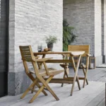 Flip fällstol med armstöd