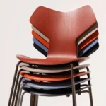 Grand Prix 3130 stol med stålben helklädd