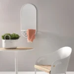 Haga Basic oval spegel med förvaringskrog