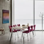 Grand Prix 3130 stol med stålben helklädd