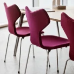 Grand Prix 3130 stol med stålben helklädd