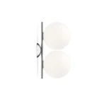 IC Lights Double taklampa / vägglampa krom