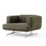 Inland AV21 fåtölj i tyg eller läder