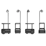 Jolly Trolley Barvagn med belysning