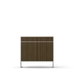 Line Burned Walnut skänk 2 dörrar hög ben eller sockel