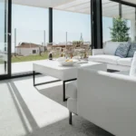 Line soffbord 100×100 cm