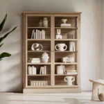 Light Oak N2 vitrinskåp