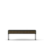 Line Burned Walnut soffbord 130×70 cm