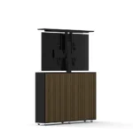 Line Burned Walnut TV Lift Slim 55″