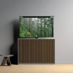 Line Burned Walnut TV Lift Slim 55″