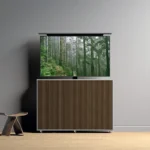 Line Burned Walnut TV Lift Slim 55″