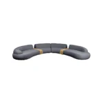 Mellow soffa med två soffbord byggbar
