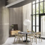 Midst konferansbord runt