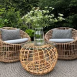 Nest soffbord / fotpall litet