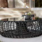 Nest soffbord / fotpall stort