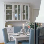 Stockholm Överskåp Vitrin 3 Dörrar