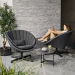 Peacock loungefåtölj med snurr