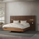 Pinnö sänggavel valnöt